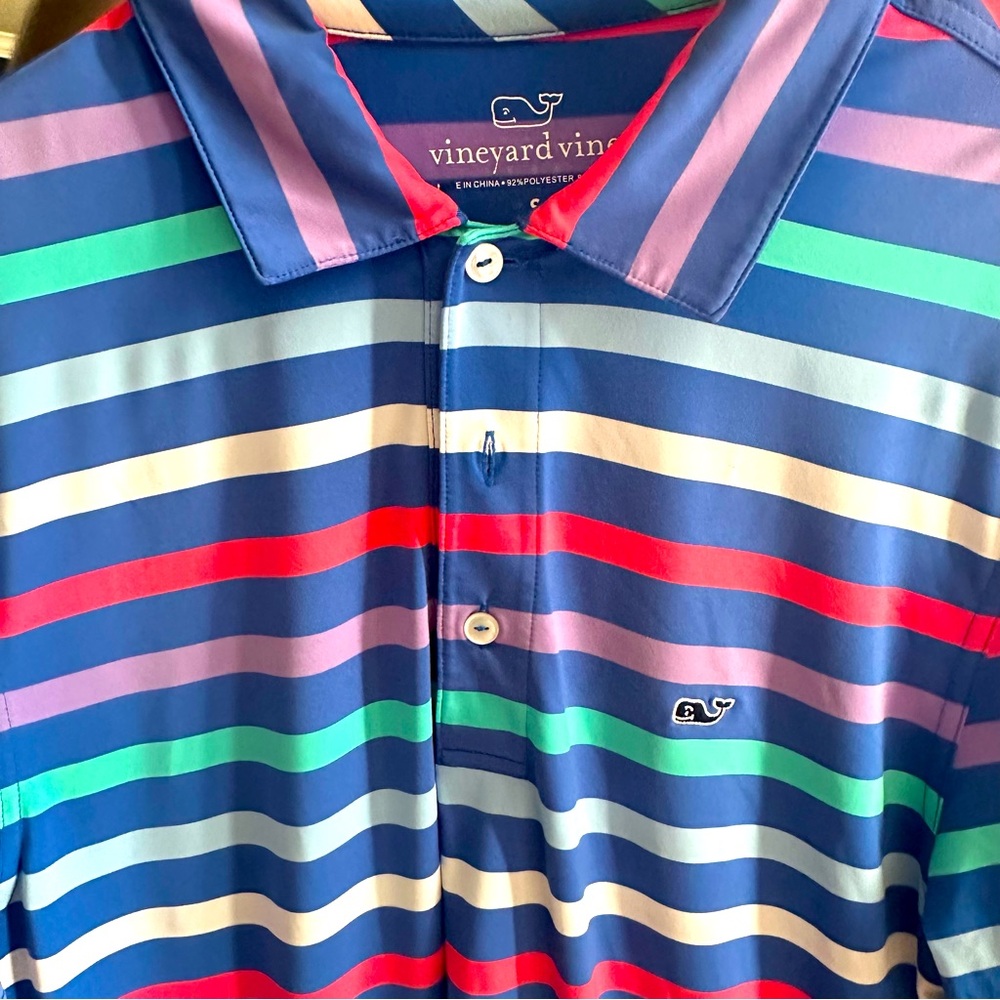 vineyard vines performance polo. men’s small.